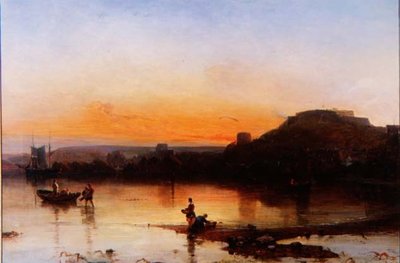 Fort Regent at Sunset af Alfred Clint