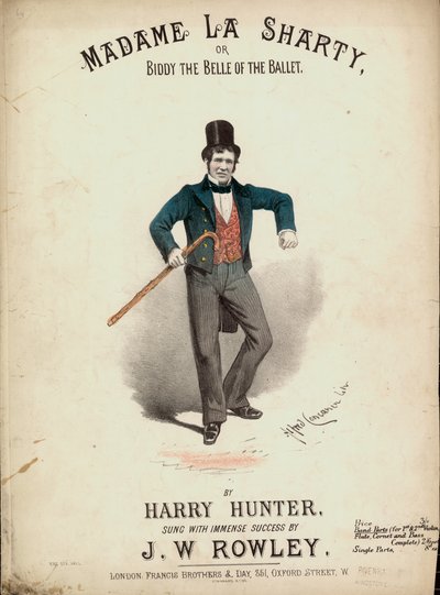 Madame La Sharty eller Biddy the Belle of the Ballet af Alfred Concanen