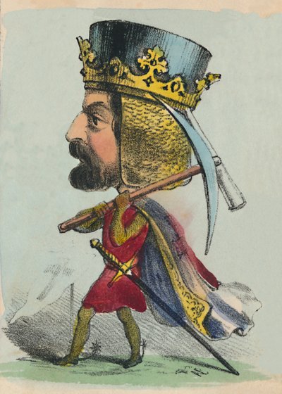 Richard I, 1856 af Alfred Crowquill