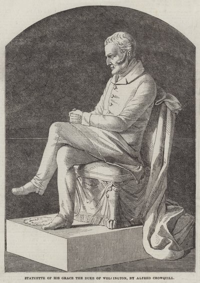 Statuette af Hans Nåde Hertugen af Wellington af Alfred Crowquill