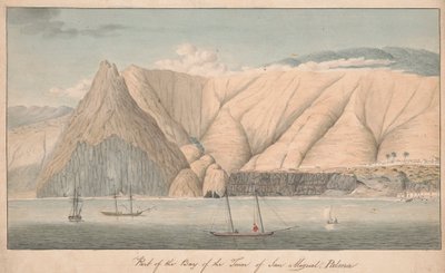 En del af bugten i byen San Miguel, La Palma af Alfred Diston