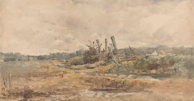 Flodlandskab af Alfred Downing Fripp