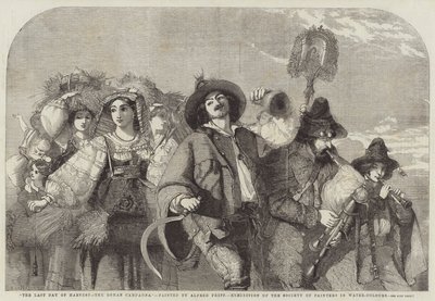 Den sidste høstdag, den romerske Campagna af Alfred Downing Fripp