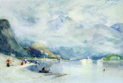 Lago Maggiore fra Stresa af Alfred East