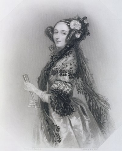 Augusta Ada King, grevinde af Lovelace (1815-52), 1852 af Alfred Edward Chalon