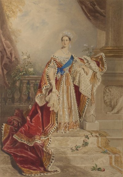 Hollandsk: Dronning Victoria af England Dronning Victoria af England af Alfred Edward Chalon