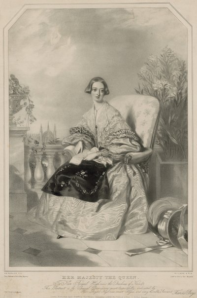 Dronning Victoria af Alfred Edward Chalon