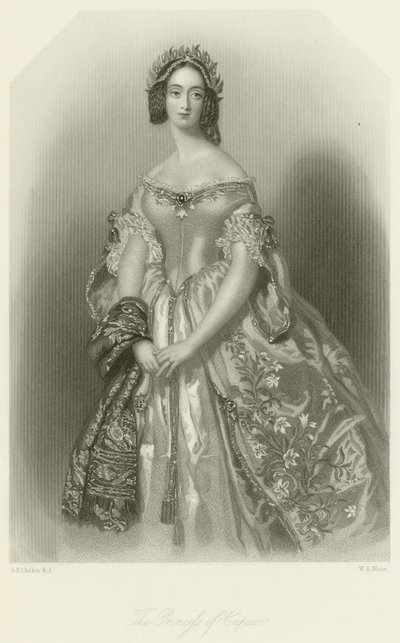 Prinsessen af Capua af Alfred Edward Chalon