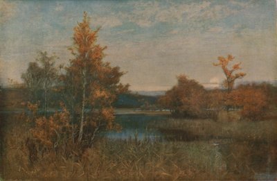 An Autumn Afterglow, 1886, c1930. af Alfred East