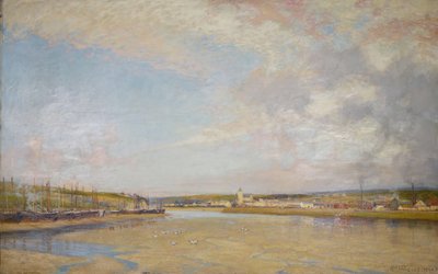 Hayle fra Lelant, Cornwall, 1892. af Alfred Edward East
