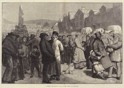 En leje- og statuemesse i det nordlige England af Alfred Edward Emslie