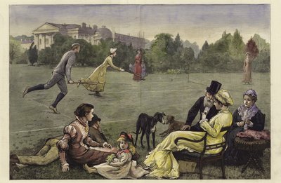 Plænetennis af Alfred Edward Emslie