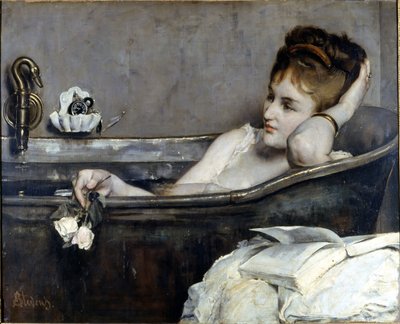 Alfred Stevens: "Badet" 1867. Nationalmuseet i Compiègne af Alfred Emile Stevens