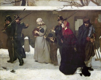 Hvad kaldes Vagrancy eller, The Hunters of Vincennes, 1854 af Alfred Emile Stevens