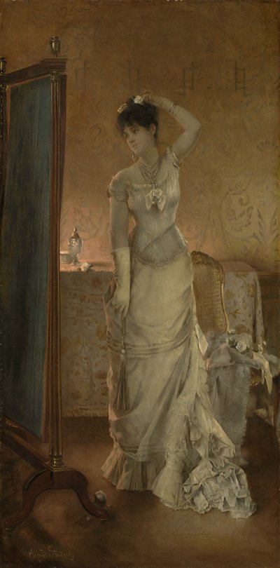 Vinter, 1877 af Alfred Emile Stevens