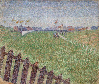 Wellington Racecourse i Drizzle (Ostende) af Alfred Finch