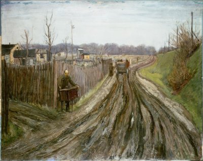 Leierkastenmann af Alfred Frank