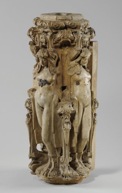 En af 9 maquetter til Sam Wilson Chimneypiece, ca. 1908-14 (gips & shellak) (se også 876005-6) af Alfred Gilbert