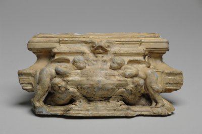 En af 9 maquetter til Sam Wilson Chimneypiece, ca. 1908-14 (gips og shellak) af Alfred Gilbert