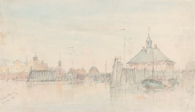 Havn, Hamborg fra Elben af Alfred Gomersal Vickers
