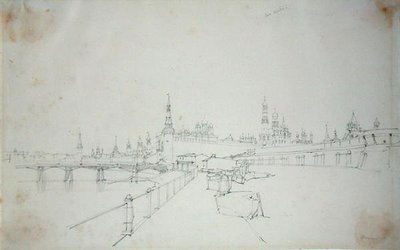 Moskva, 1827 af Alfred Gomersal Vickers