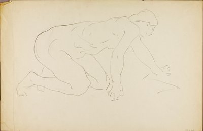 Kravlende nøgen af Alfred H. Maurer