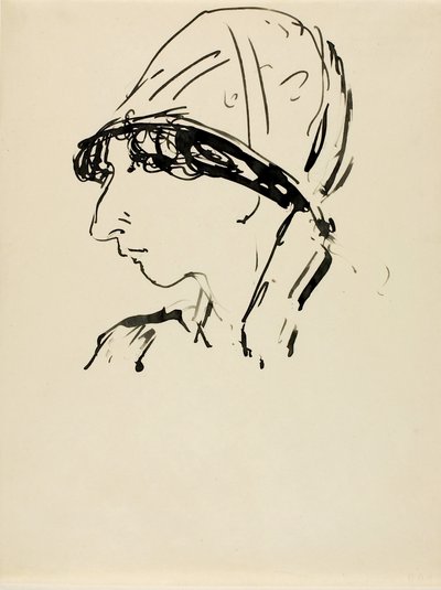 En piges hoved af Alfred H. Maurer
