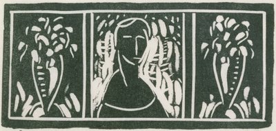 Linoleum Cut with Tribute af Sherwood Anderson af Alfred H. Maurer