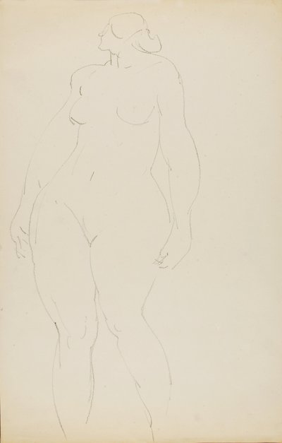 Stående nøgen af Alfred H. Maurer