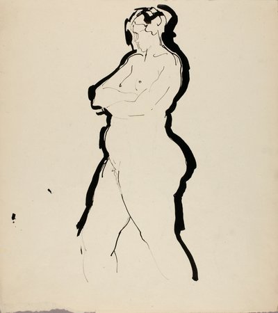 Stående nøgen af Alfred H. Maurer