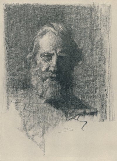 Et portrætstudie, 1919 af Alfred Hartley