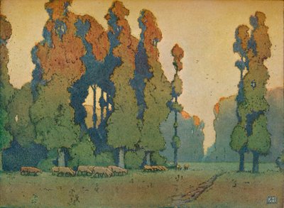 Glade, c1910 af Alfred Hartley