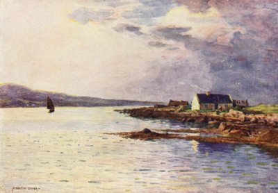 En kommende storm, Bertraghboy Bay af Alfred Heaton Cooper