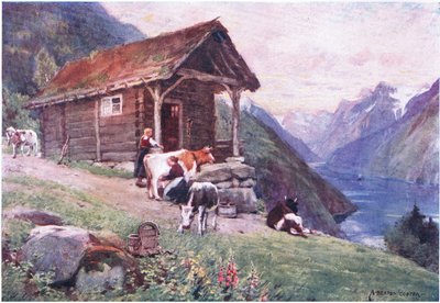 En Saeter af Alfred Heaton Cooper