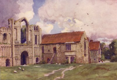 Castleacre Priory, Norfolk af Alfred Heaton Cooper