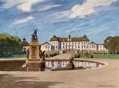 Drottningholm Slot, Stockholm af Alfred Heaton Cooper