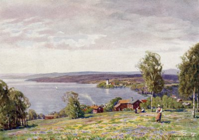 Siljan søen af Alfred Heaton Cooper