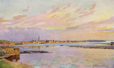 Luleå, Lapland, eksporthavnen for jernmalm af Alfred Heaton Cooper
