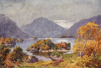 The Upper Lake, Killarney af Alfred Heaton Cooper