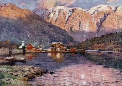 Ulvik, Hardanger Fjord af Alfred Heaton Cooper