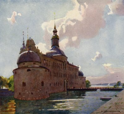 Vadstena Slot, Vattern-søen af Alfred Heaton Cooper