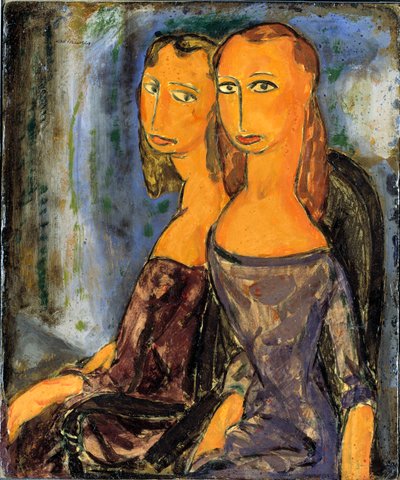 To kvinder, ca. 1926. af Alfred Henry Maurer