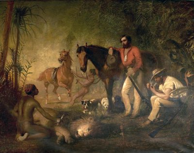 Efter Løvejagten af Alfred Hichens Corbould