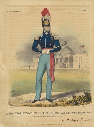 Til Washington Light Infantry of Washington City af Alfred Hoffy