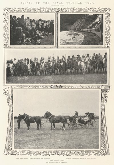 Scener fra Royal Colonial Tour af Alfred Hugh Fisher