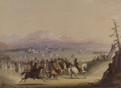 Kavalkade af Alfred Jacob Miller