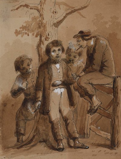 Berusede Sam af Alfred Jacob Miller