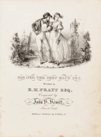 Langt over det dybe blå hav af Alfred Jacob Miller