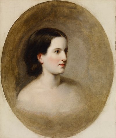 Portræt af Jane Breckenridge af Alfred Jacob Miller