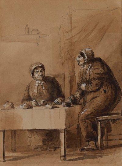 Sairey Gamp og Betsy Prig af Alfred Jacob Miller
